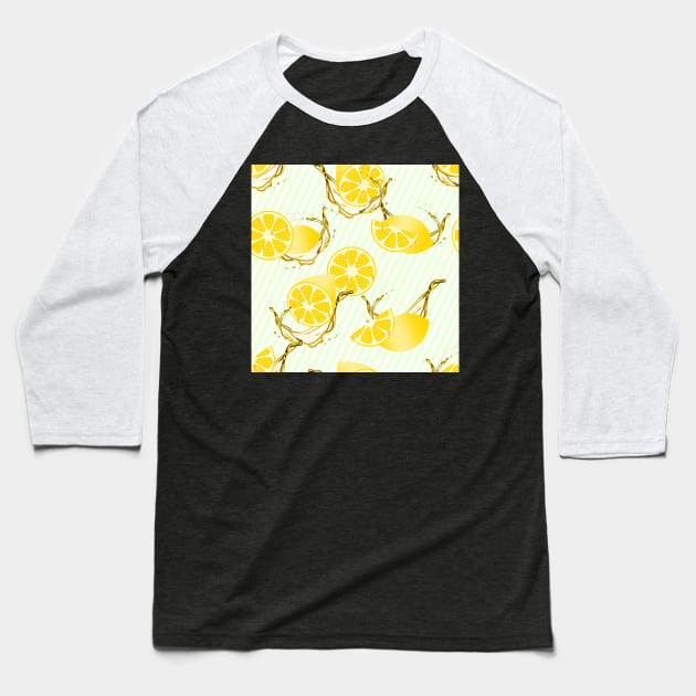 Fresh lemons Baseball T-Shirt by ilhnklv